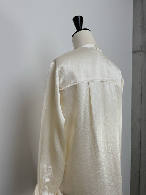 plain satin shirt